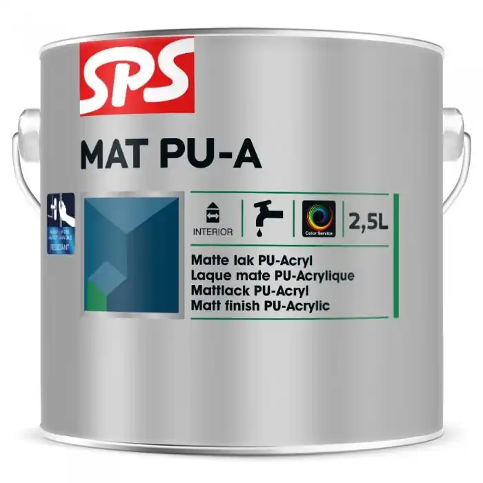 Bestseller SPS Mat PU-A Lak - Waterbasis - Wit - 2,5L