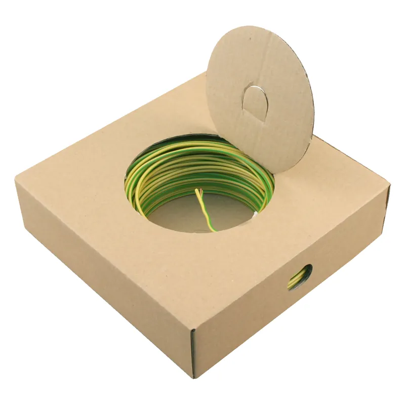 VD Draad Aardedraad 2,5mm - 100mtr - Geel/Groen Populair