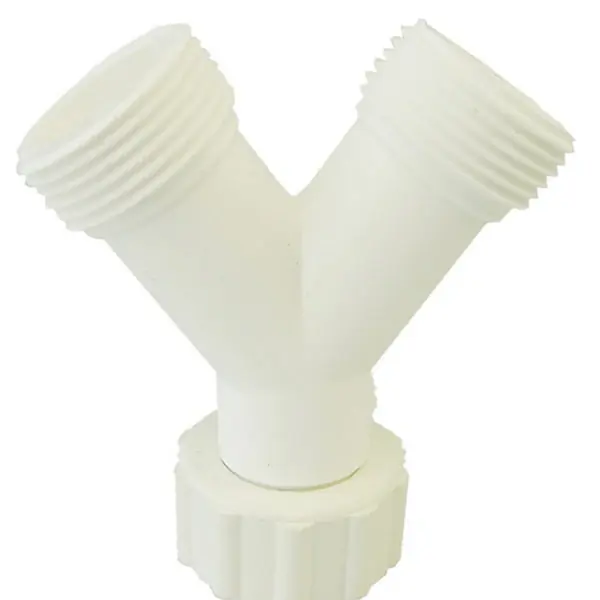 Wasmachine Kunsstof Y-stuk connector 3/4bi - 2xbui Weekendaanbieding