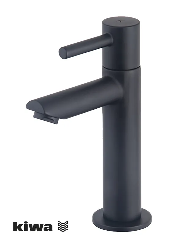 Wiesbaden Amador XL Opbouw Fonteinkraan - Hendel - Mat Zwart Dagaanbieding