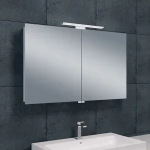 Wiesbaden Bright Spiegel met LED Verlichtingkast - Rechthoek - 100x60x14cm Lage Prijs