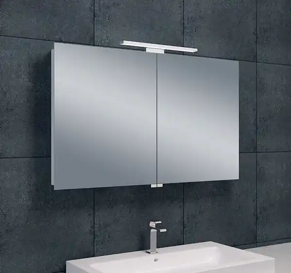 Wiesbaden Bright Spiegel met LED Verlichtingkast - Rechthoek - 100x60x14cm Lage Prijs