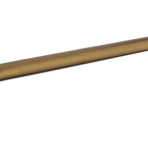 Wiesbaden Caral Douchearm met Muurbevestiging - 35cm - Geborsteld Brons Koper Direct Verzonden