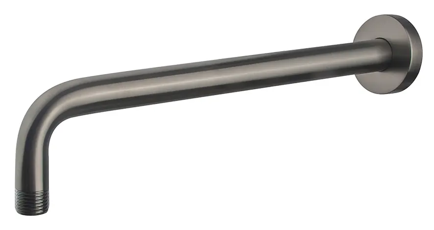 Tijdelijk Beschikbaar Wiesbaden Caral Douchearm met Muurbevestiging - 35cm - Geborsteld Gunmetal