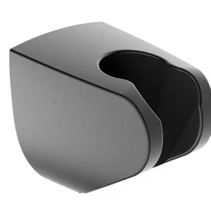 Wiesbaden Caral Handdouchehouder - ABS - Geborsteld Gunmetal Betrouwbaar