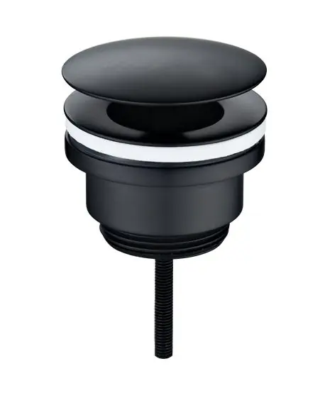 Wiesbaden Caral Open Afvoerplug - Mat Zwart Dagaanbieding