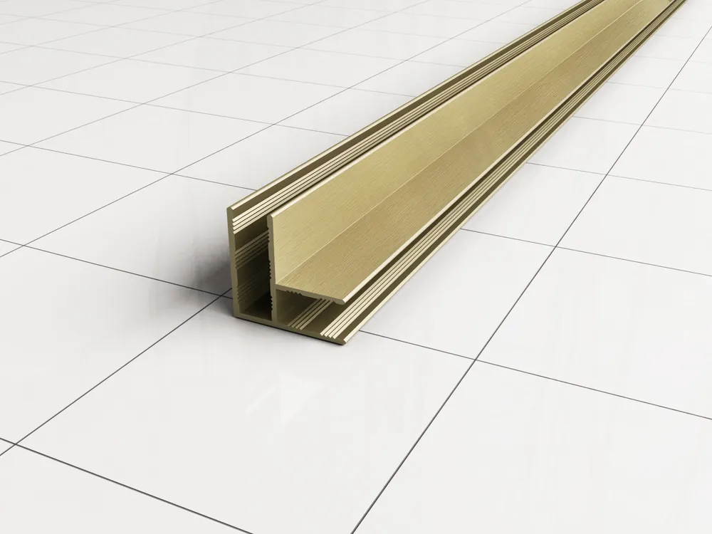Aanbieding Wiesbaden Comfort Hoekprofiel - 10mm - 200cm - Geborsteld Messing