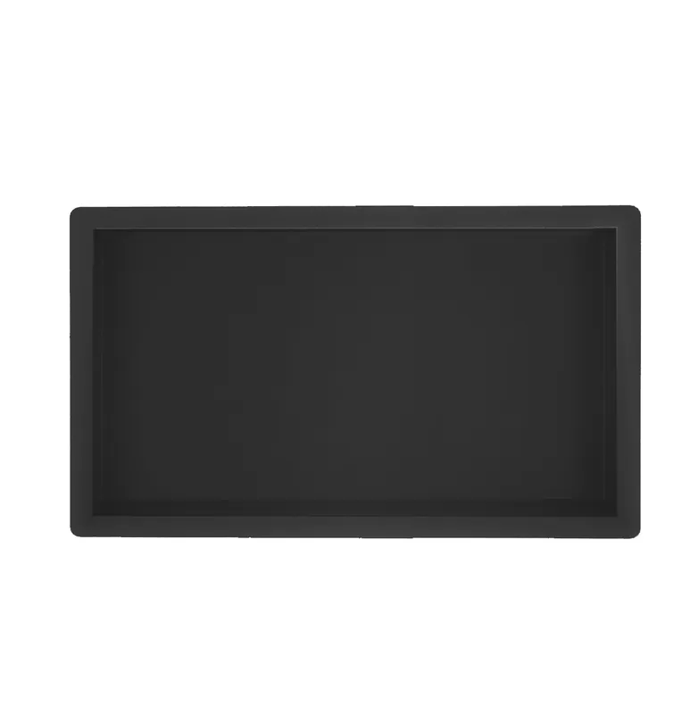 Wiesbaden Demis Inbouwnis - 60x30x10cm - Mat Zwart Koop Vandaag