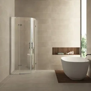 Betaalbaar Wiesbaden Double Douchecabine met 2 Draaideuren - Kwartrond - Nano Coating - 8mm Helder Glas - 90x90x200cm - Chrome
