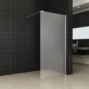 Beperkte Voorraad Wiesbaden Frosted Inloopdouche - Nano Coating - 10mm Helder Glas - 100x200cm - Chroom