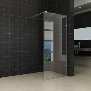 Wiesbaden Less Profielloos Inloopdouche - Nano Coating - 8mm Helder Glas - 80x200cm - Chroom Betrouwbaar