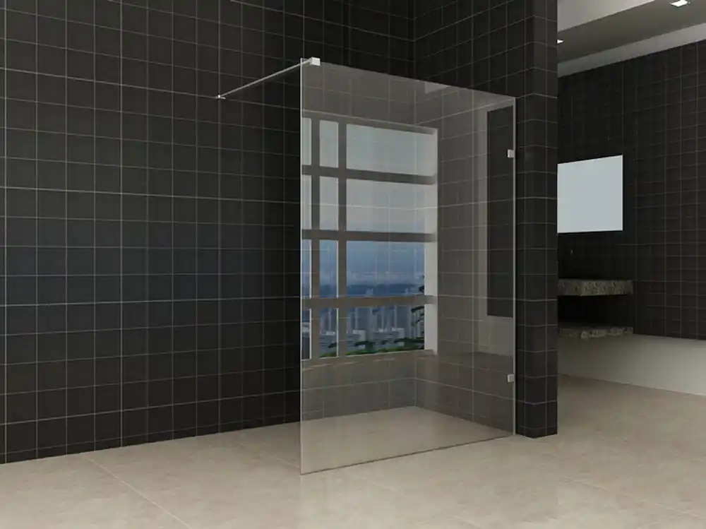 Wiesbaden Less Profielloos Inloopdouche - Nano Coating - 8mm Helder Glas - 120x200cm - Chroom Korting