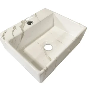 Nu Kopen Wiesbaden Leto Keramisch Fontein - 33,5x29x11cm - Carrara