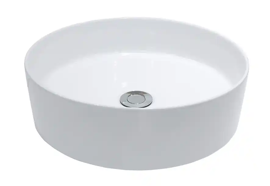 Laatste Versie Wiesbaden Link Keramisch Waskom - Rond - Ø40x12cm - Mat Wit