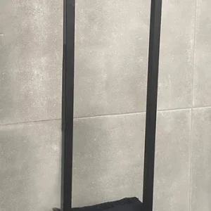 Korting Wiesbaden Loft Handdoekrek - 95x25x20cm - Geborsteld Gunmetal