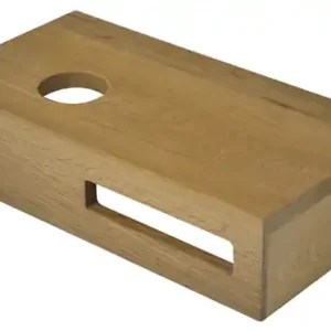Lage Prijs Wiesbaden Oak Planchet - Rechthoek - 40x21x10cm - Links