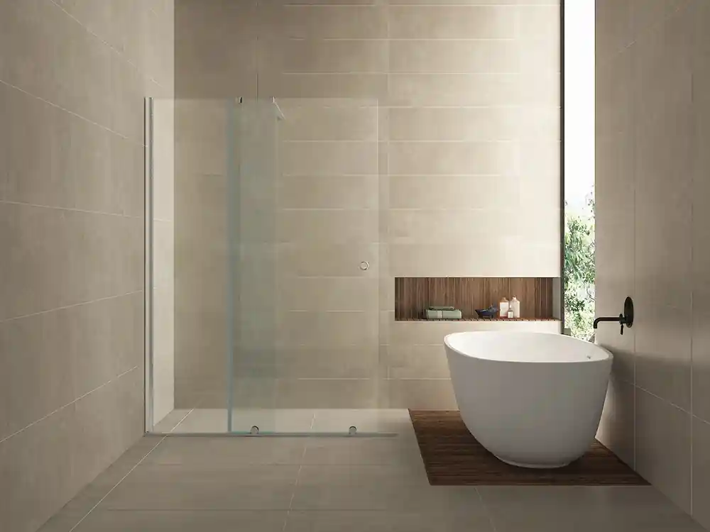 Beperkte Voorraad Wiesbaden Puerta Profielloos Inloopdouche Verlengwand - Nano Coating - 10mm Helder Glas - 100x200cm - Chroom