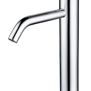 Hete Deal Wiesbaden Ribbd XL Wastafelkraan - Opbouw - Hoog - Chroom