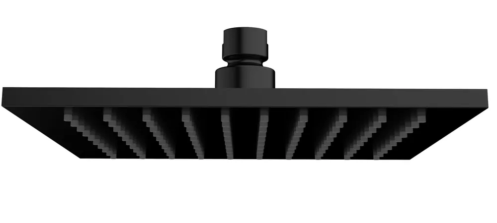 Wiesbaden Rombo Hoofddouche - 40cm - Mat Zwart Op = Op