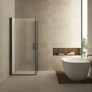 Wiesbaden Salone Douchecabine met 2 Draaideuren - 8mm Helder Glaswand - 90x90x200cm - Nano Coating - Vierkant - Mat Zwart Korting