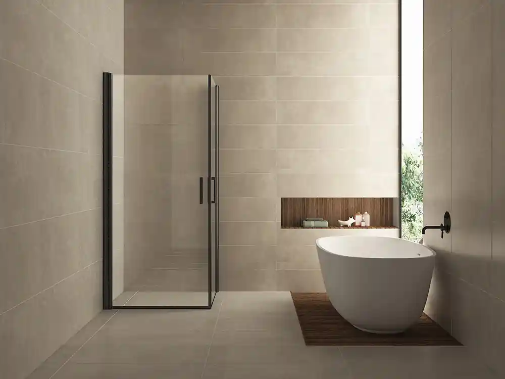 Wiesbaden Salone Douchecabine met 2 Draaideuren - 8mm Helder Glaswand - 90x90x200cm - Nano Coating - Vierkant - Mat Zwart Korting
