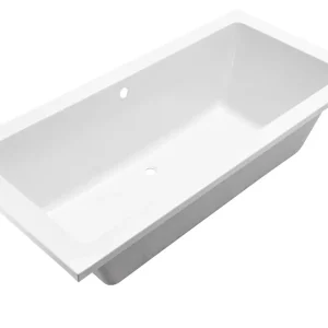 Wiesbaden Santino Acryl Inbouw Ligbad -180x80x49cm - Mat Wit Hoge Kwaliteit