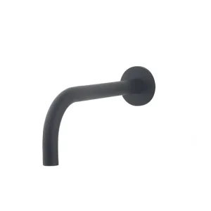 Wiesbaden Slim Inbouw Uitloop - 20cm - Mat Zwart Premium