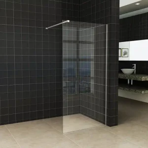 Gratis Retour Wiesbaden Slim Los Glasplaat - Nano Coating - 8mm Helder Glas - Zonder Profiel & Stabilisatiestang - 160x200cm