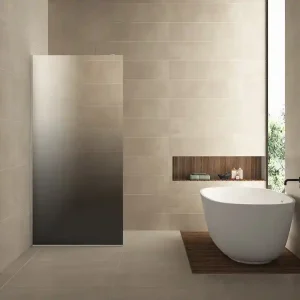 Wiesbaden Slim Los Glasplaat - Nano Coating - 8mm Spiegelrook Glas - Zonder Profiel & Stabilisatiestang - 100x200cm Lage Prijs