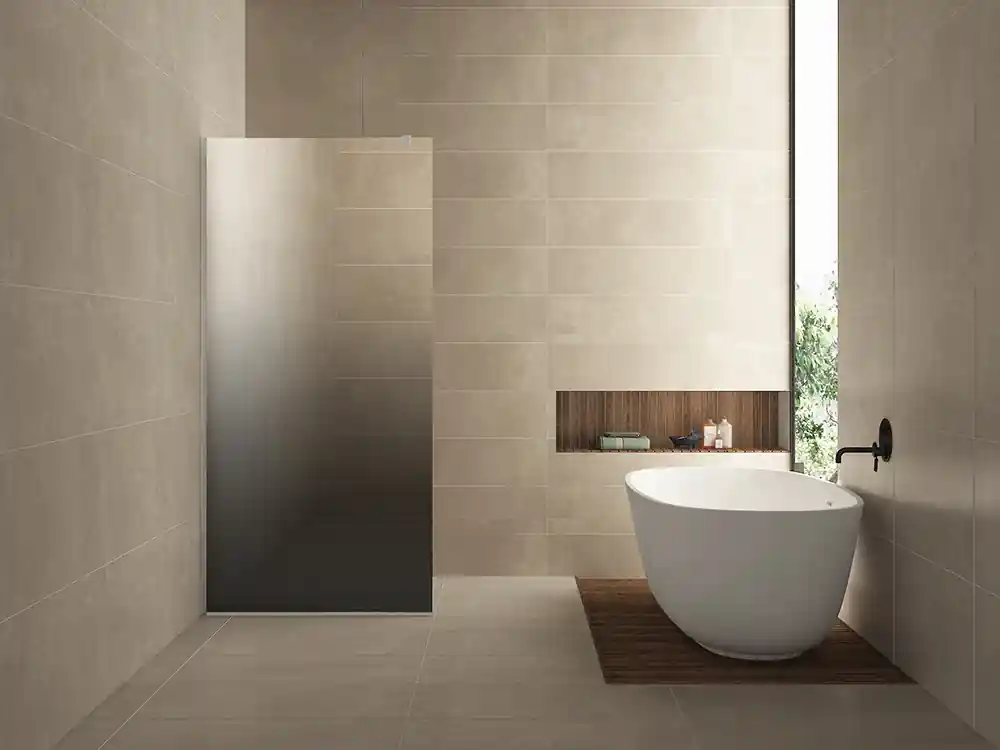 Wiesbaden Slim Los Glasplaat - Nano Coating - 8mm Spiegelrook Glas - Zonder Profiel & Stabilisatiestang - 100x200cm Lage Prijs