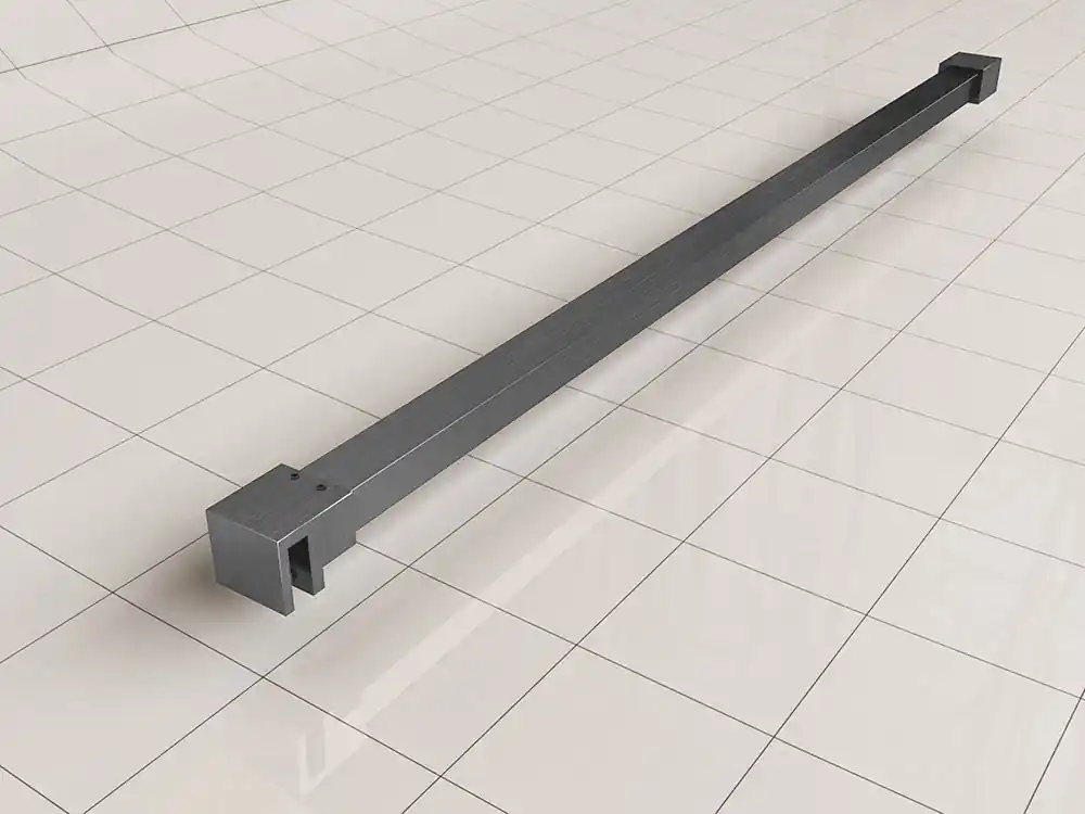 Uitverkoop Wiesbaden Slim Stabilisatiestang -120cm - Geborsteld Gunmetal