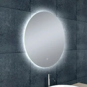 Direct Beschikbaar Wiesbaden Soul Spiegel met LED Verlichting - Rond - Dimbaar - Spiegelverwarming - Ø60cm