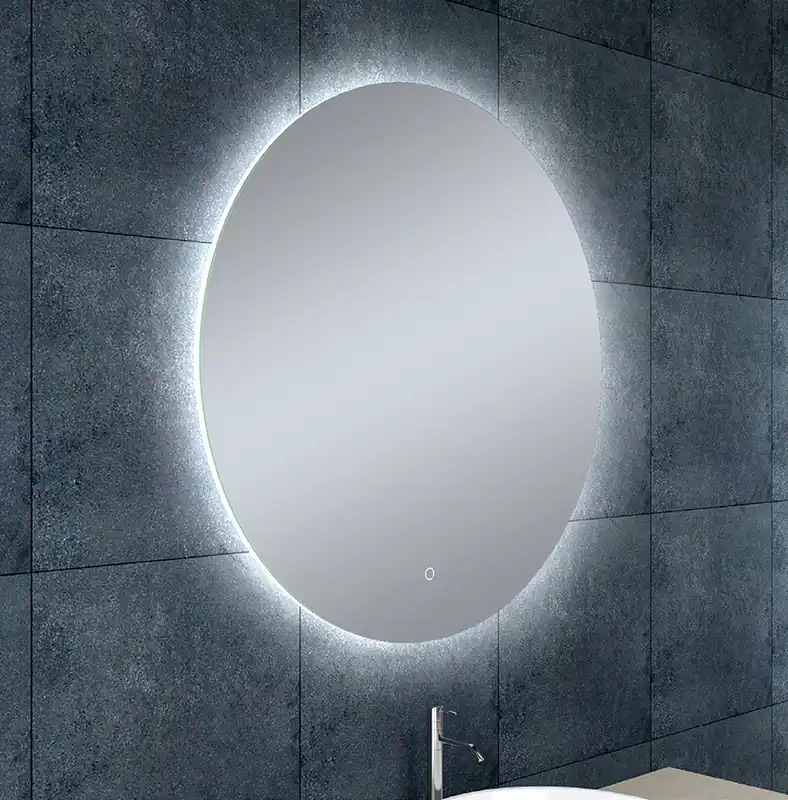 Uitverkoop Wiesbaden Soul Spiegel met LED Verlichting - Rond - Dimbaar - Spiegelverwarming - Ø80cm