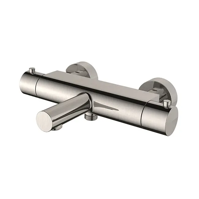 Betaalbaar Wiesbaden Style Thermostatische Badkraan met Cooltouch - Geborsteld RVS