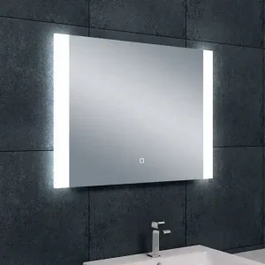 Wiesbaden Sunny Spiegel met LED Verlichting - Rechthoek - Dimbaar - Spiegelverwarming - 80x60cm Actieprijs
