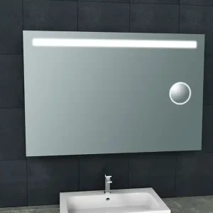 Wiesbaden Tigris Spiegel met LED Verlichting & Scheerspiegel - Rechthoek - 120x80cm Beperkte Voorraad