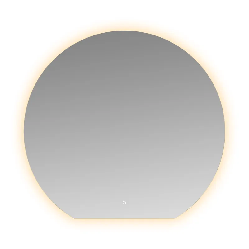Wiesbaden Tramonto Spiegel met LED Verlichting - Rond - Dimbaar - Spiegelverwarming - 120x112cm Dagaanbieding