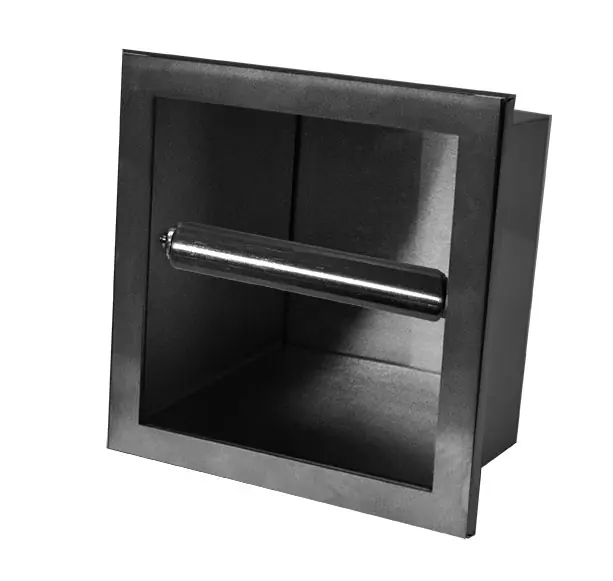 Merkproduct Xellanz Rocko Inbouw Toiletrolhouder - Geborsteld RVS