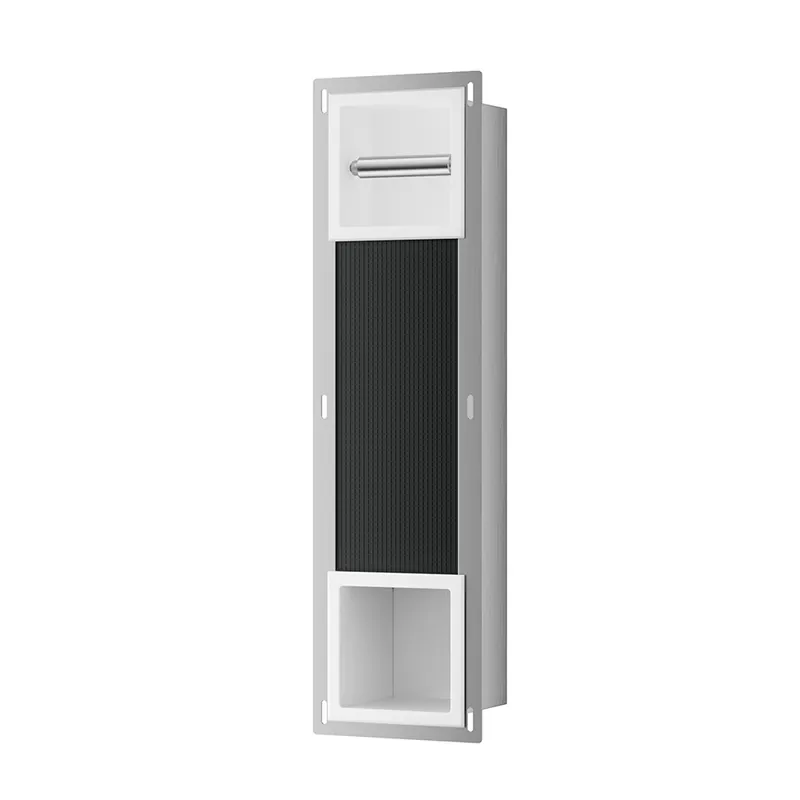Rechtstreeks Van De Fabrikant Xellanz Rocko Inbouw Toiletrolhouder met Reserverolhouder - Mat Wit