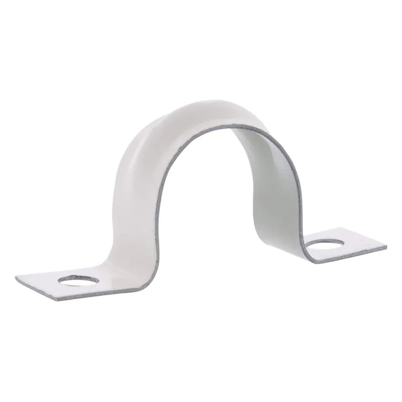 Zadel voor installatiebuis 3/4 met schroeven wit 19 mm Actieprijs