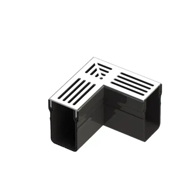Aquadrain Grey Grating Corner Alleen Vandaag