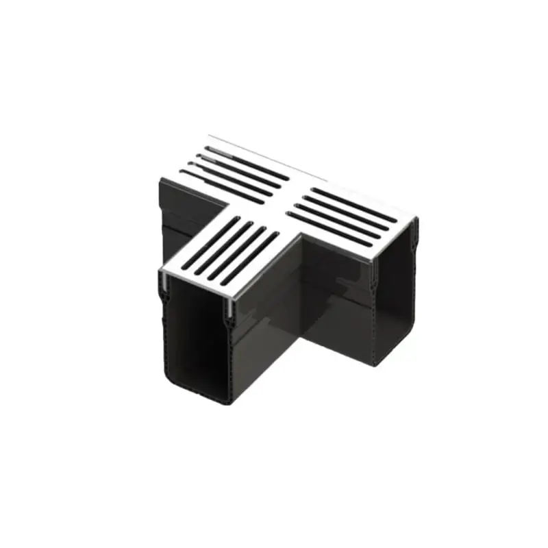 Must-Have Aquadrain Grey Grating Tee Section
