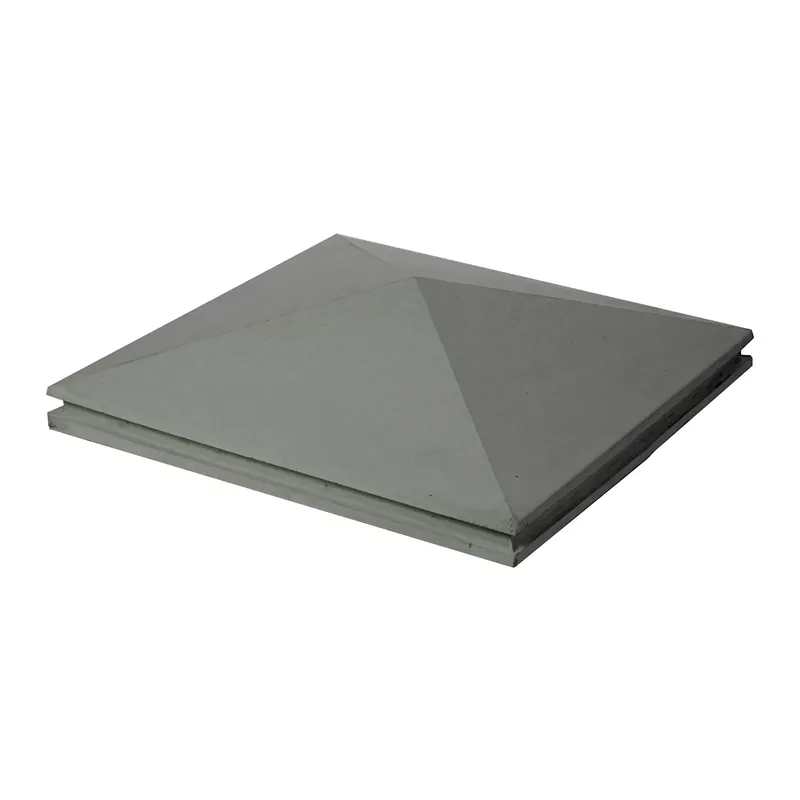 Bestseller Dirksen Paalmuts met punt en sierrand 24×24 Zwart Beton