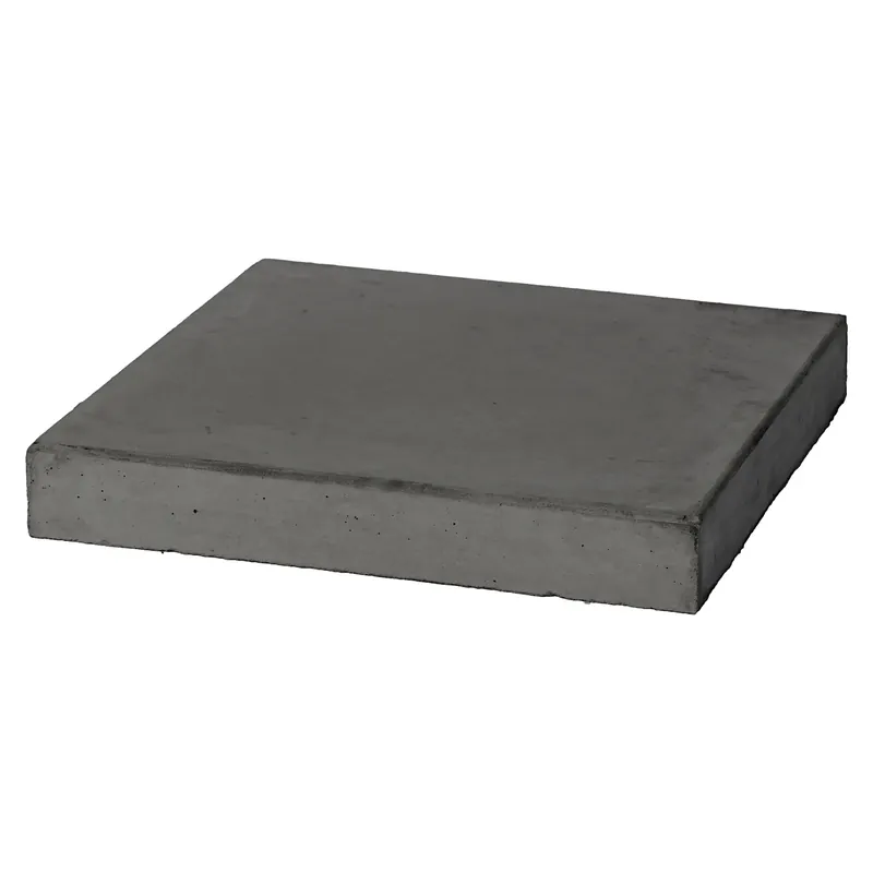 Uitverkoop Dirksen Paalmuts vlak 100x100x5 Zwart Beton