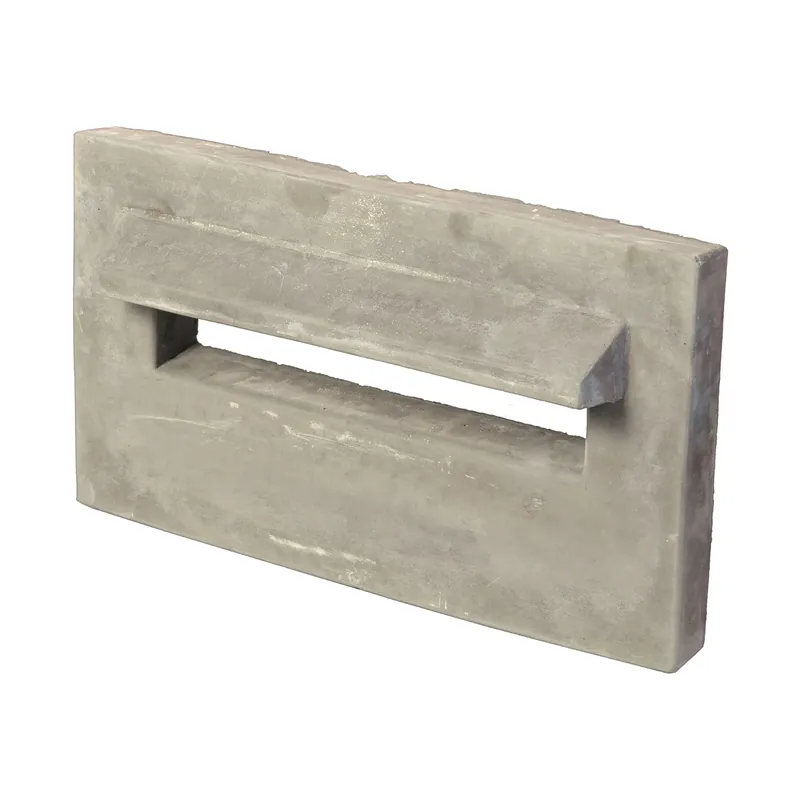 Dirksen Brievenbusplaat 24x43x4,5 Grijs Seizoensaanbieding