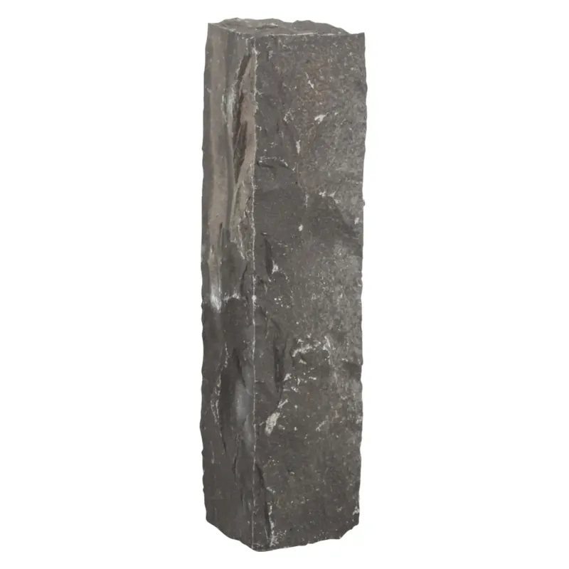 Rechtstreeks Van De Fabrikant Natuursteen Palissade Black Pearl Basic 12x12x50 cm