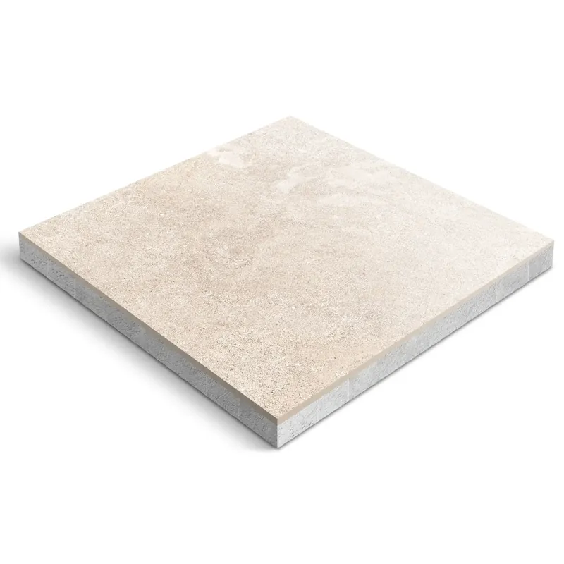 Nieuw CeraDeco Chalk Sand 60×60 keramiek op beton