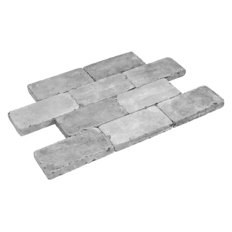 Paving Line Vietnamese Hardsteen Getrommeld 20x10x5 Uitverkoop