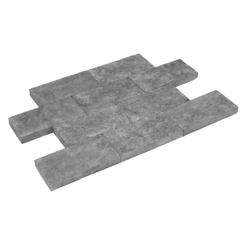 Paving Line Vietnamese Hardsteen Riven 20x40x5 Gecertificeerd
