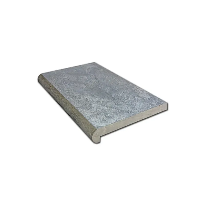 Koopje Blue Stone zwembadrand gevlamd en geborsteld type A hoek inwendig 50/30×50/30×5/3 cm